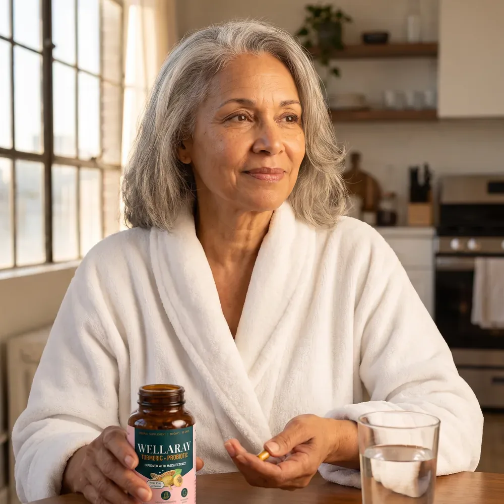 Customer taking Turmeric + Probiotic Blend